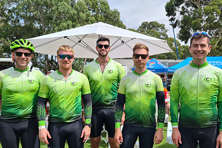 Tour Down Under 2022 Consunet cycling team